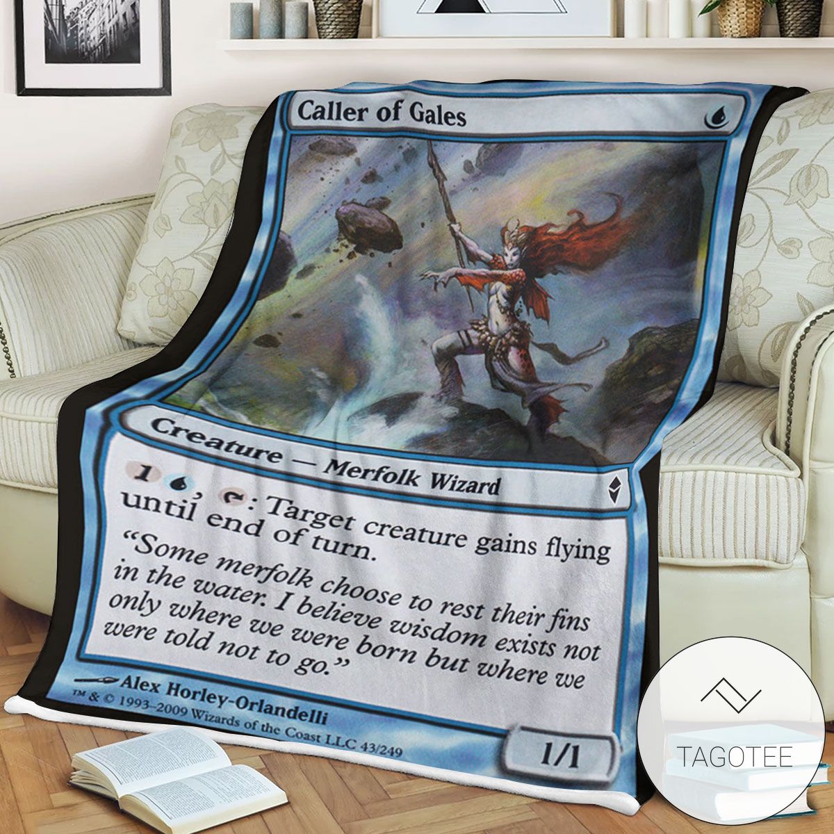 Zendikar 43 Caller Of Gales Mtg Blanket Zendikar 43 Caller Of Gales Mtg Blanket