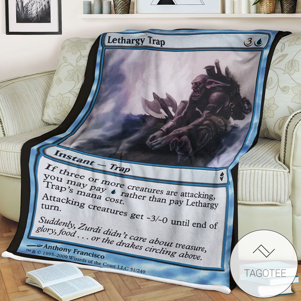 Zendikar 51 Lethargy Trap Mtg Blanket Tagotee Zendikar 51 Lethargy Trap Mtg Blanket Tagotee