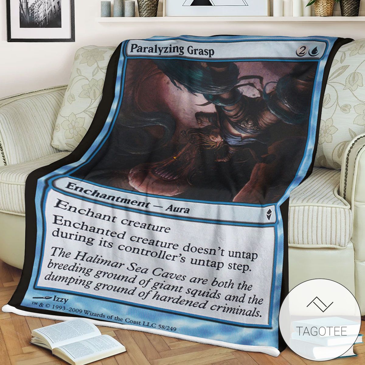 Zendikar 58 Paralyzing Grasp Mtg Blanket Zendikar 58 Paralyzing Grasp Mtg Blanket