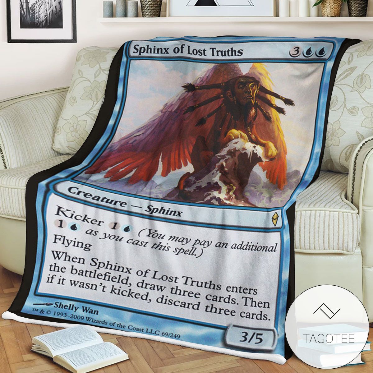 Zendikar 69 Sphinx Of Lost Truths Mtg Blanket Tagotee Zendikar 69 Sphinx Of Lost Truths Mtg Blanket Tagotee