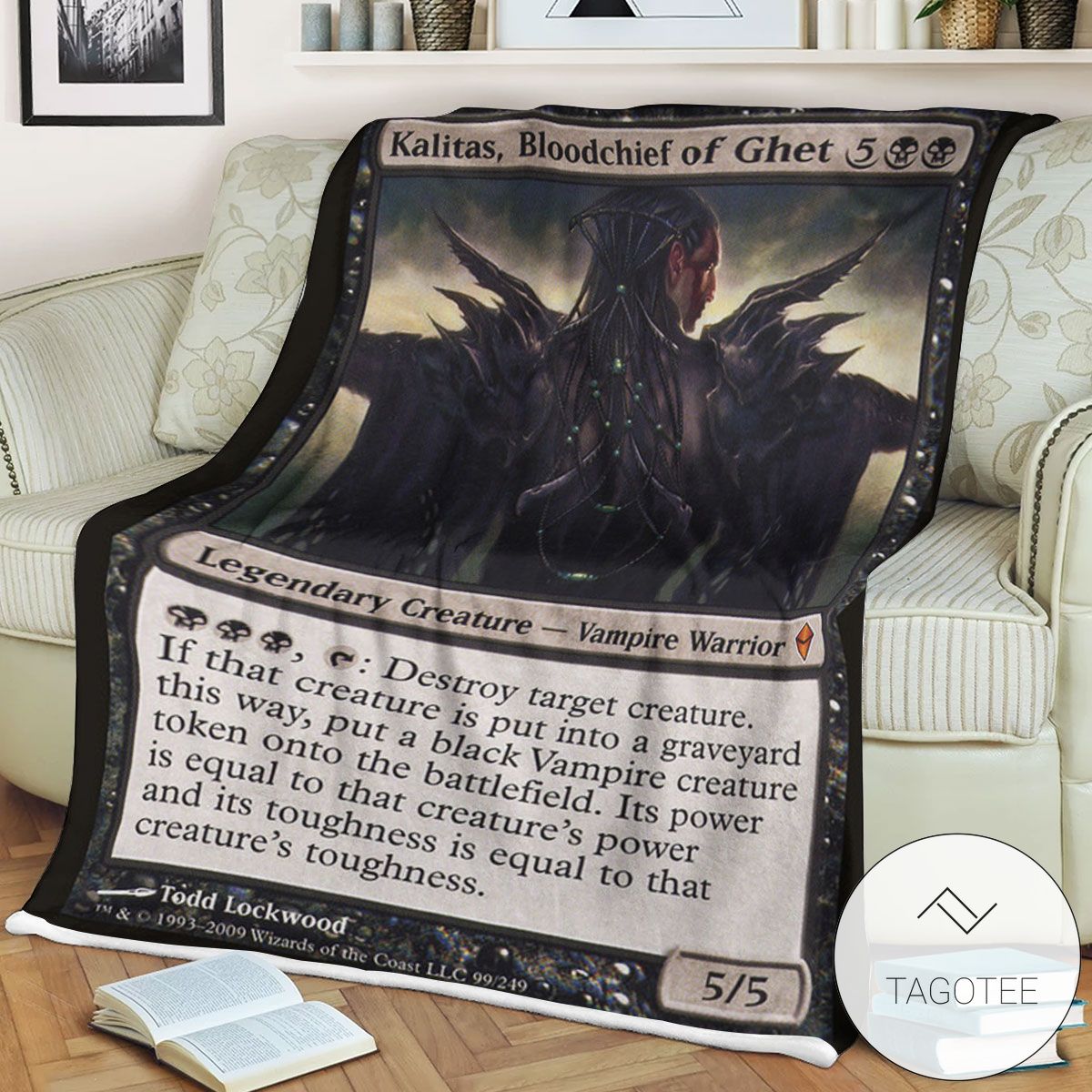 Zendikar 99 Kalitas Bloodchief Of Ghet Mtg Blanket Tagotee Zendikar 99 Kalitas Bloodchief Of Ghet Mtg Blanket Tagotee