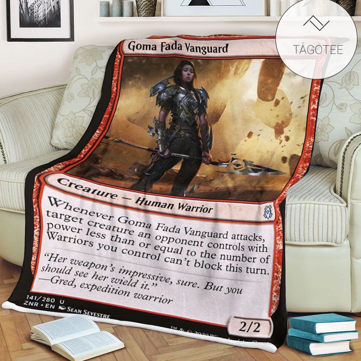 Znr 141 Goma Fada Vanguard Mtg Game Magic The Gathering Fleece Blanket Znr 141 Goma Fada Vanguard Mtg Game Magic The Gathering Fleece Blanket