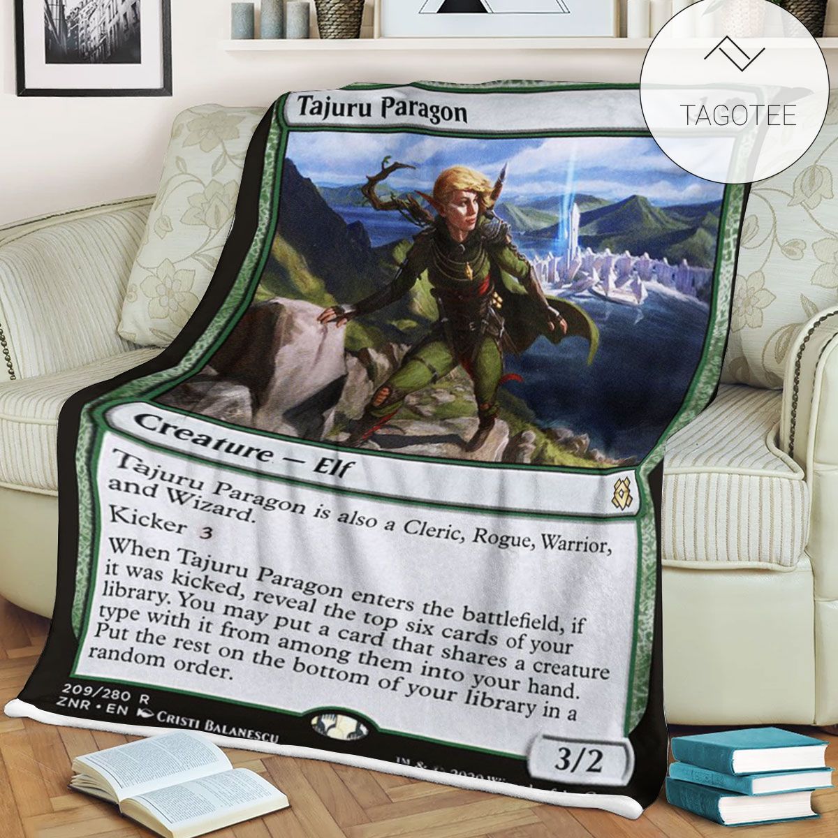 Znr 209 Tajuru Paragon Mtg Game Magic The Gathering Fleece Blanket Znr 209 Tajuru Paragon Mtg Game Magic The Gathering Fleece Blanket