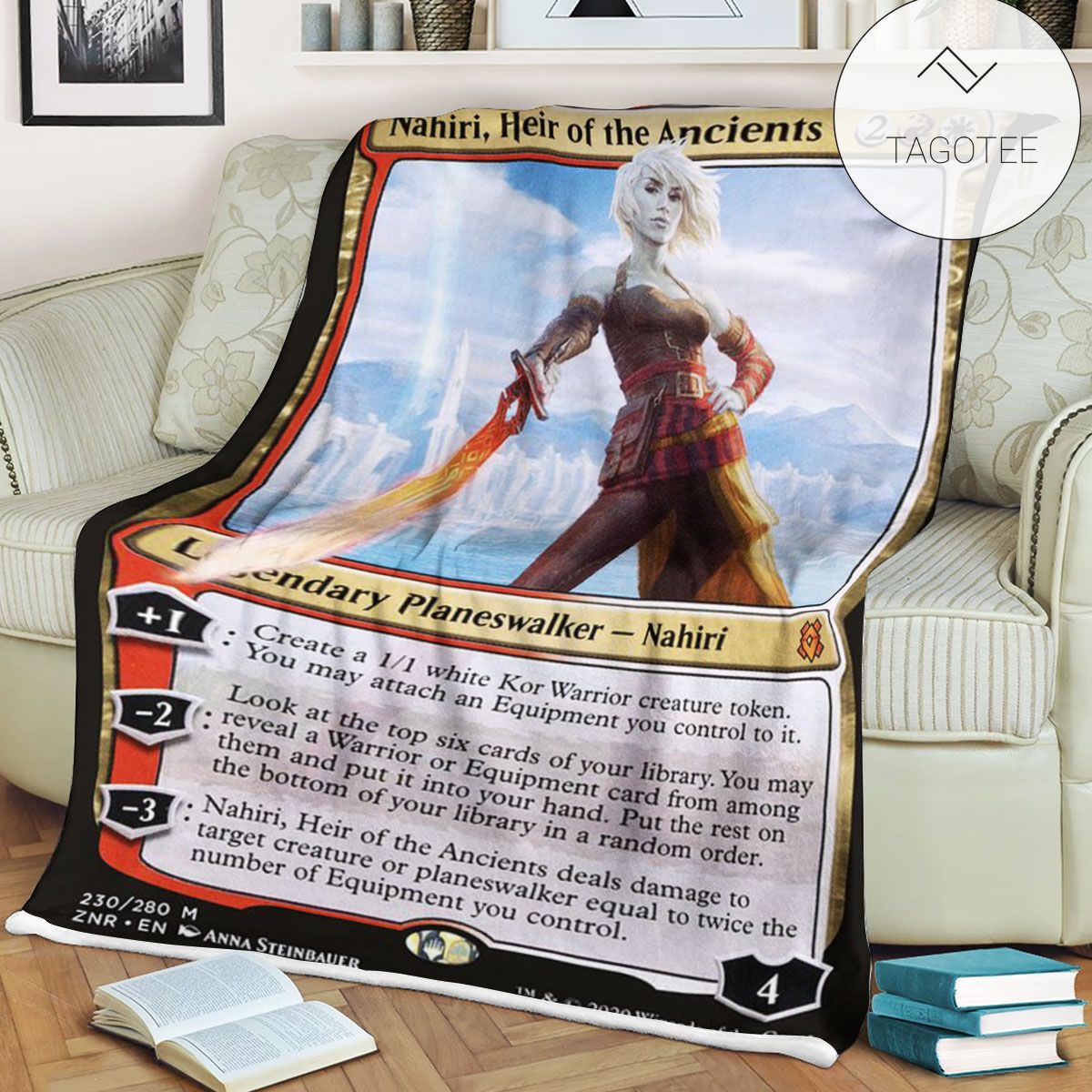 Znr 230 Nahiri Heir Of The Ancients Mtg Game Magic The Gathering Fleece Blanket Znr 230 Nahiri Heir Of The Ancients Mtg Game Magic The Gathering Fleece Blanket