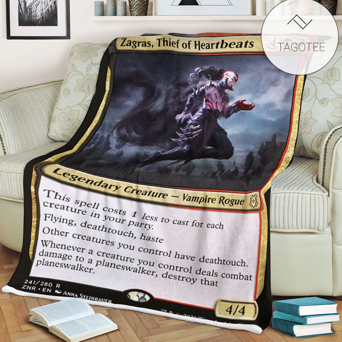 Znr 241 Zagras Thief Of Heartbeats Mtg Game Magic The Gathering Fleece Blanket Znr 241 Zagras Thief Of Heartbeats Mtg Game Magic The Gathering Fleece Blanket