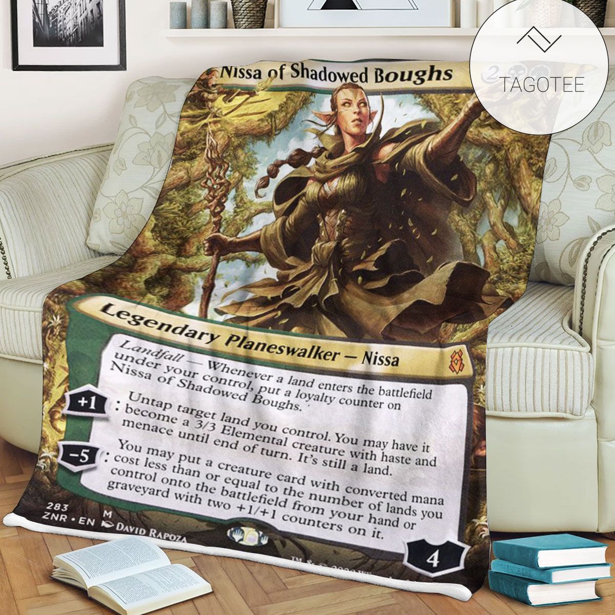 Znr 283 Nissa Of Shadowed Boughs Mtg Game Magic The Gathering Fleece Blanket Znr 283 Nissa Of Shadowed Boughs Mtg Game Magic The Gathering Fleece Blanket