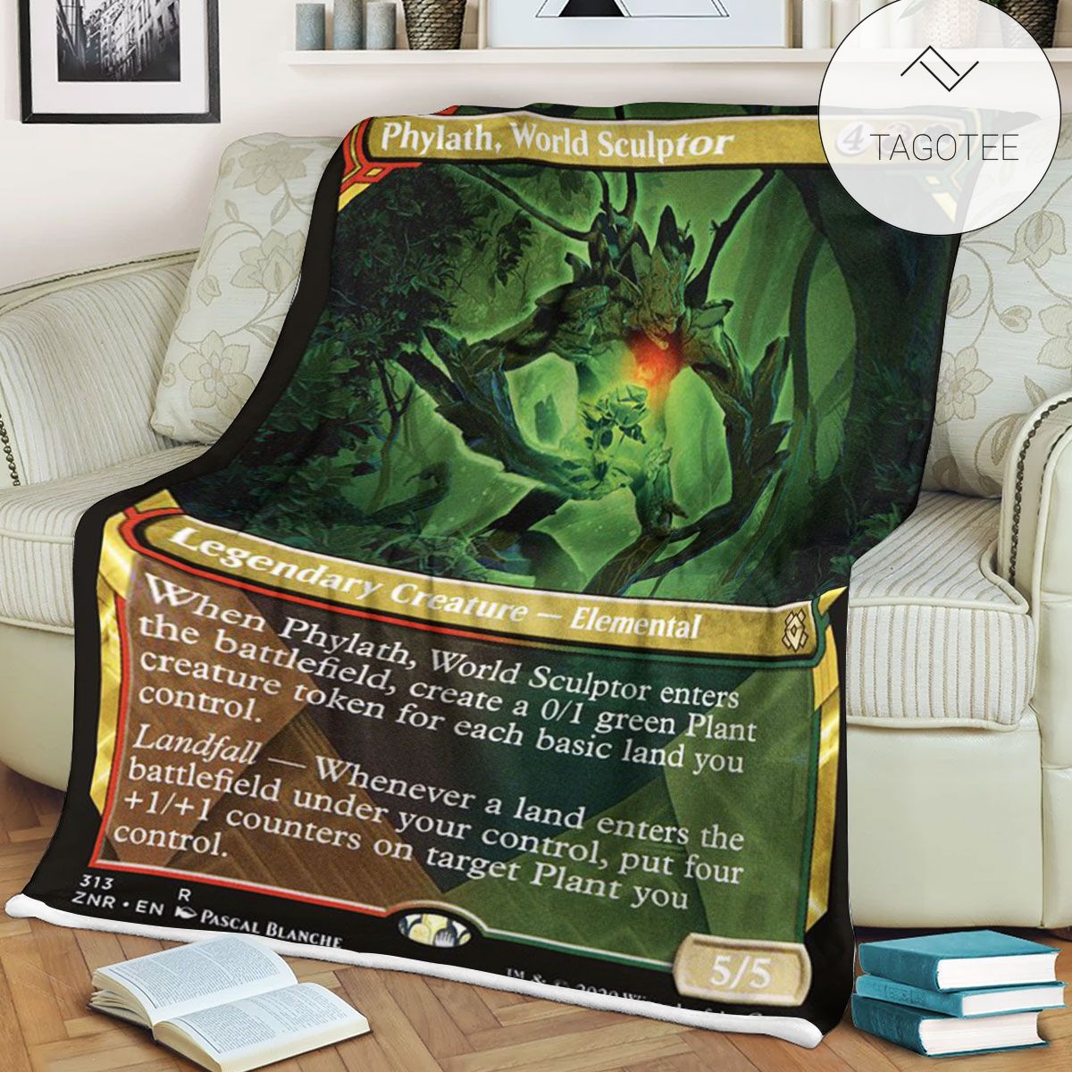 Znr 313 Phylath World Sculptor Mtg Game Magic The Gathering Fleece Blanket Znr 313 Phylath World Sculptor Mtg Game Magic The Gathering Fleece Blanket
