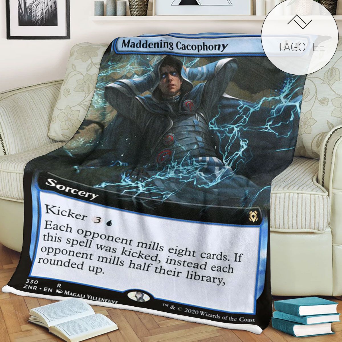 Znr 330 Maddening Cacophony Mtg Game Magic The Gathering Fleece Blanket Znr 330 Maddening Cacophony Mtg Game Magic The Gathering Fleece Blanket