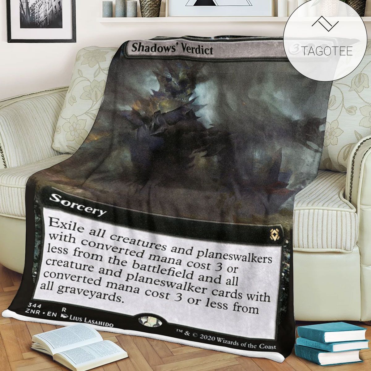 Znr 344 Shadows Verdict Mtg Game Magic The Gathering Fleece Blanket Znr 344 Shadows Verdict Mtg Game Magic The Gathering Fleece Blanket