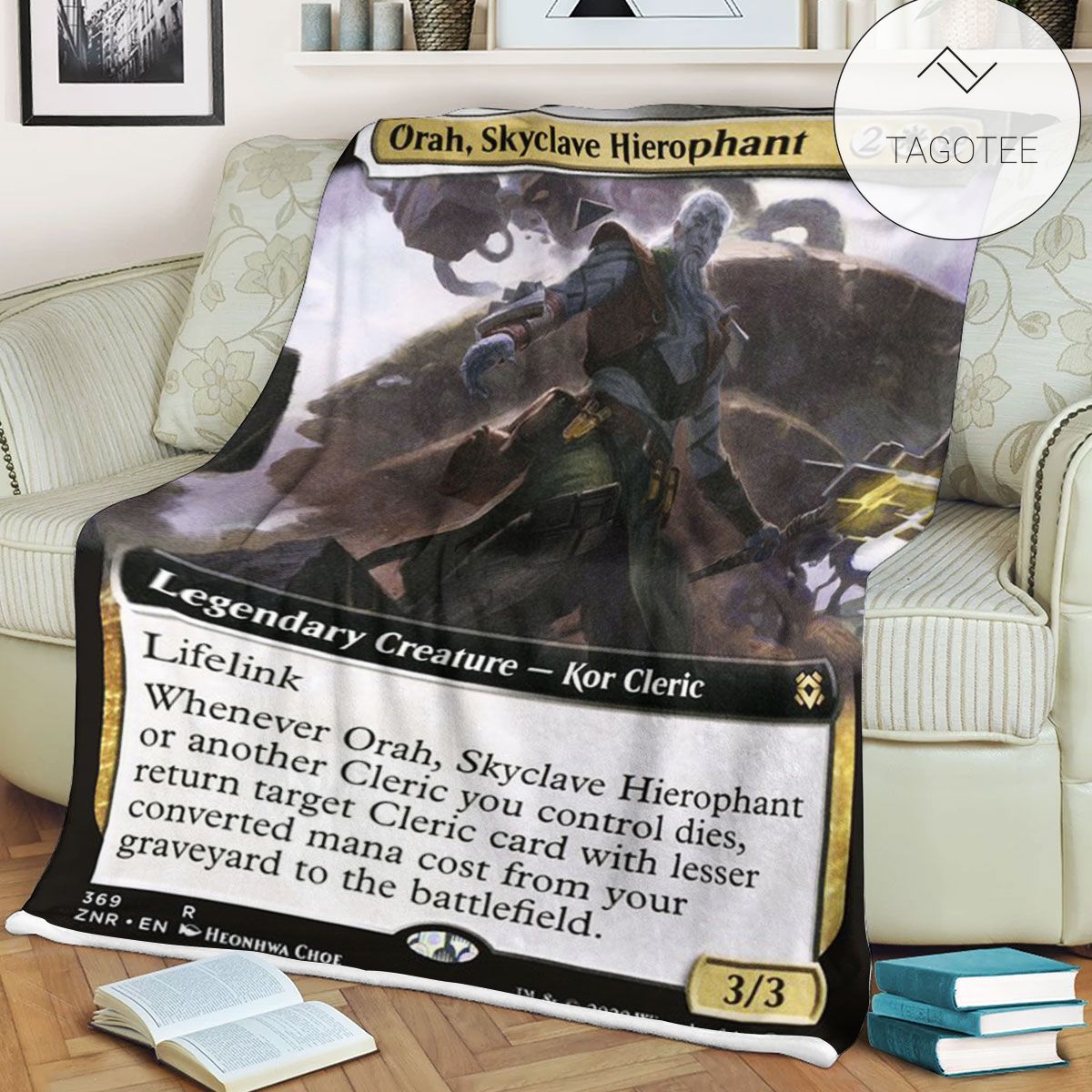Znr 369 Orah Skyclave Hierophant Mtg Game Magic The Gathering Fleece Blanket Znr 369 Orah Skyclave Hierophant Mtg Game Magic The Gathering Fleece Blanket