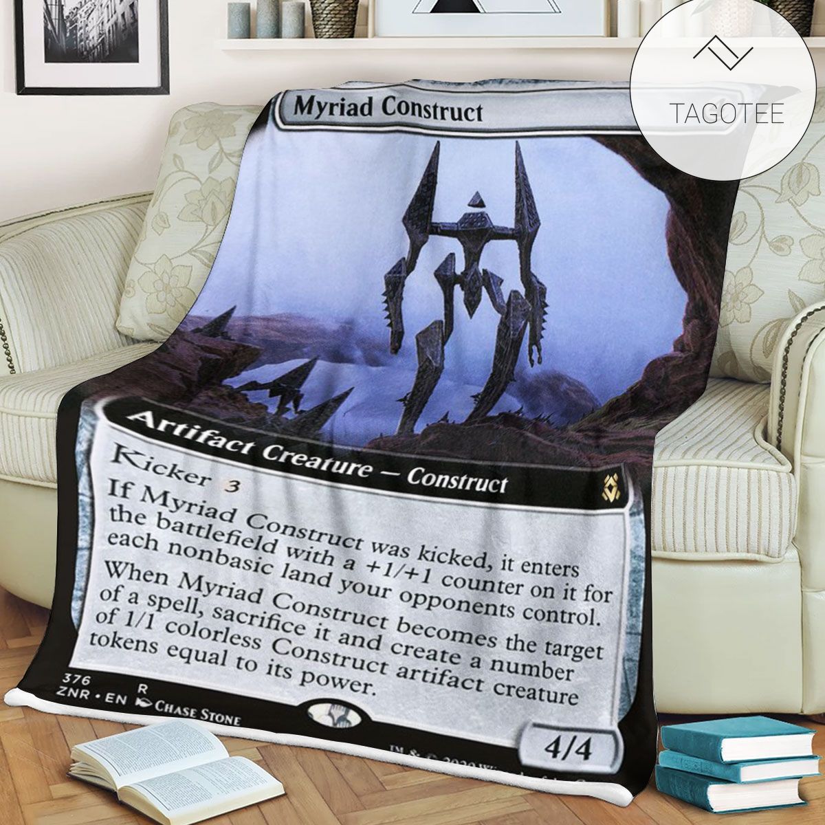 Znr 376 Myriad Construct Mtg Game Magic The Gathering Fleece Blanket Znr 376 Myriad Construct Mtg Game Magic The Gathering Fleece Blanket
