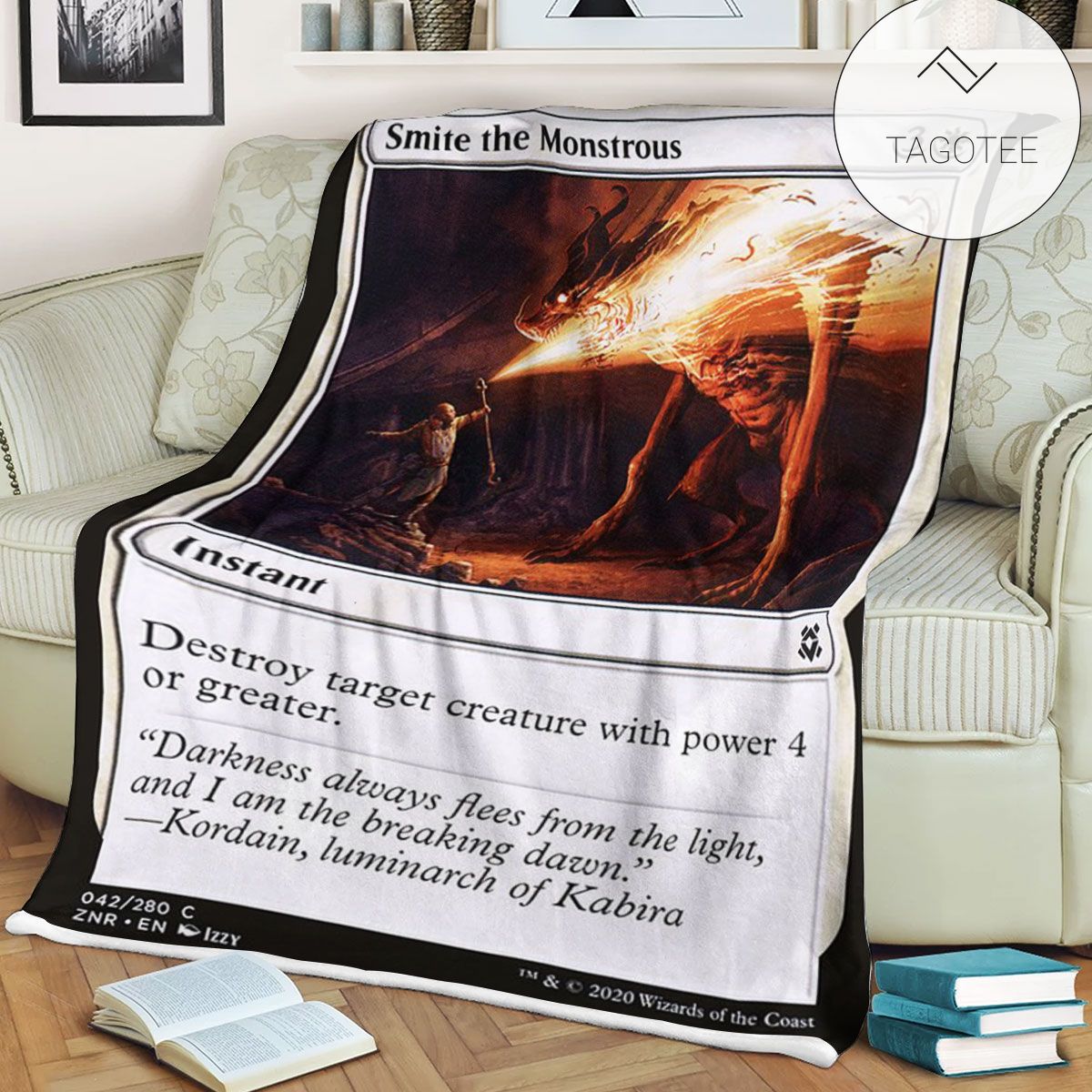 Znr 42 Smite The Monstrous Mtg Game Magic The Gathering Fleece Blanket Znr 42 Smite The Monstrous Mtg Game Magic The Gathering Fleece Blanket