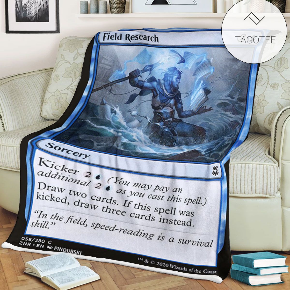 Znr 58 Field Research Mtg Game Magic The Gathering Fleece Blanket Znr 58 Field Research Mtg Game Magic The Gathering Fleece Blanket