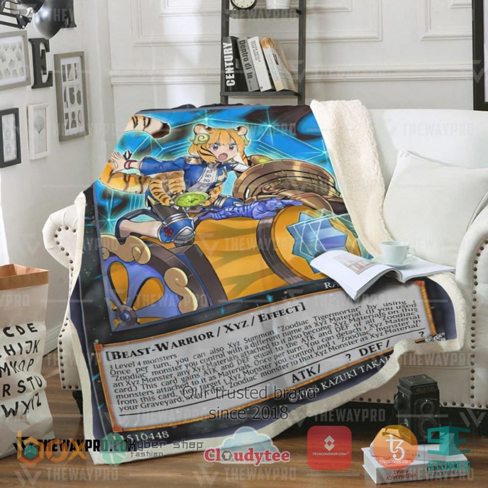 Zoodiac Tigermortar Soft Blanket Zoodiac Tigermortar Soft Blanket