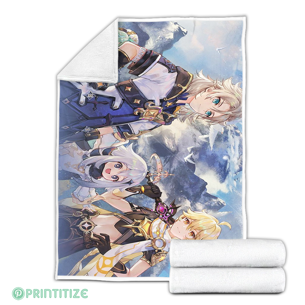 Albedo Genshin Impact Official Art Blanket Albedo Genshin Impact Official Art Blanket