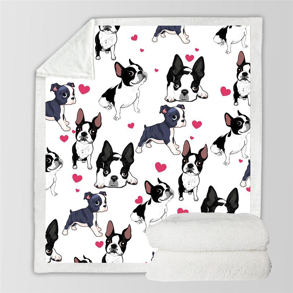 Boston Terrier Blanket Boston Terrier Blanket