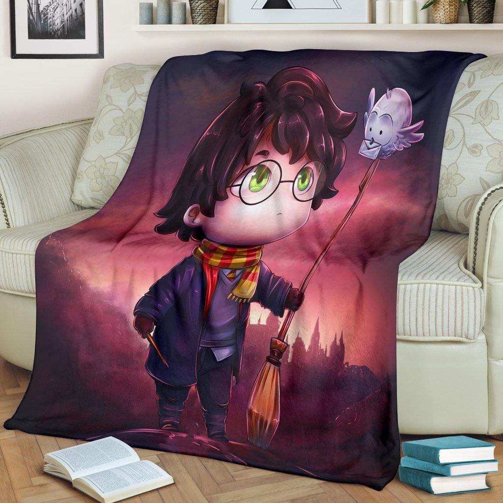 Harry Potter Chibi Premium Blanket Harry Potter Chibi Premium Blanket