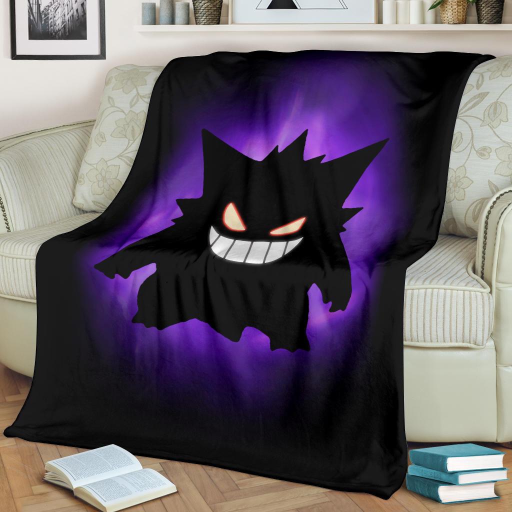 Gengar Pokemon Premium Blanket Gengar Pokemon Premium Blanket