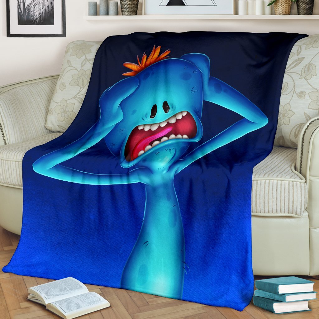 Mr Meeseeks Premium Blanket Mr Meeseeks Premium Blanket