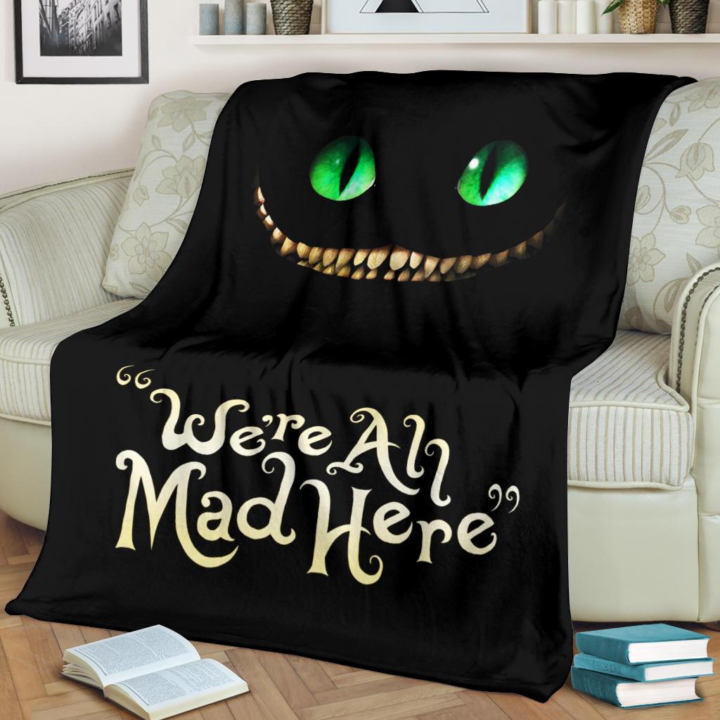 Cheshire Cat Alice In Wonderland Premium Blanket Cheshire Cat Alice In Wonderland Premium Blanket