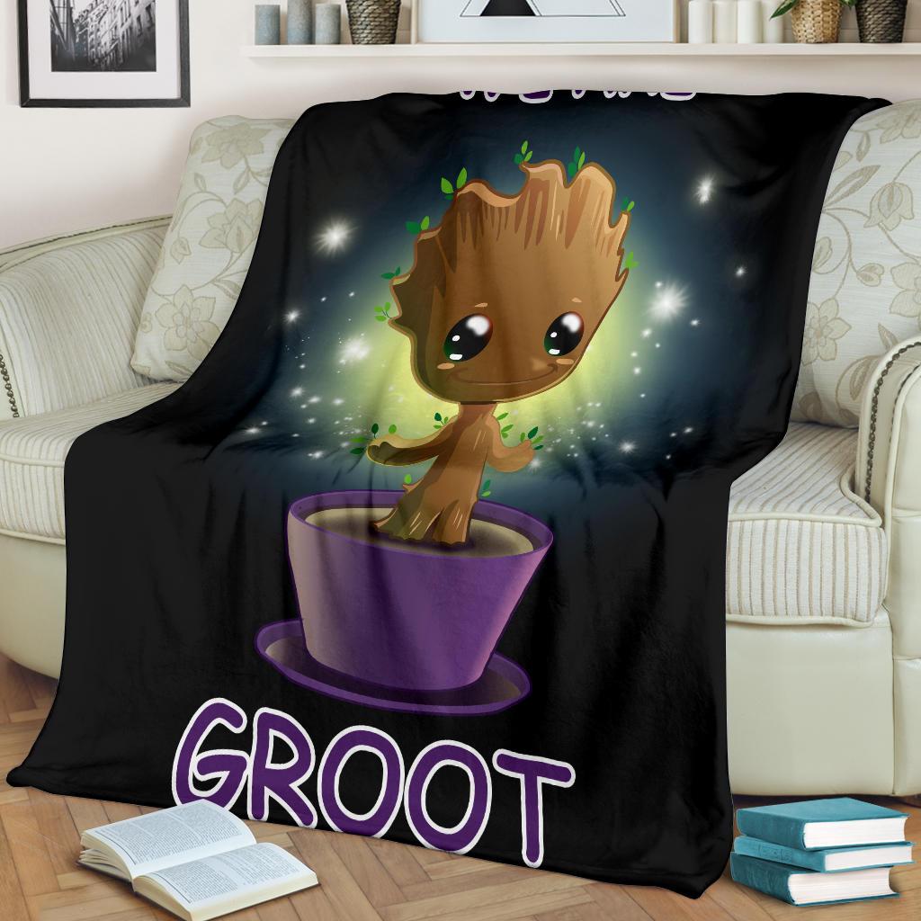 Baby Groot Premium Blanket Baby Groot Premium Blanket
