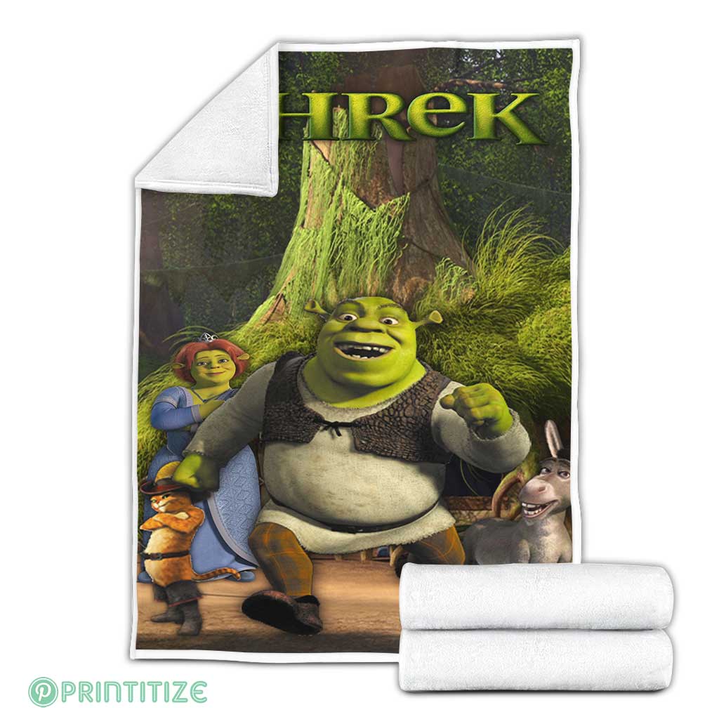 Shrek Fictional Character Blanket Shrek Fictional Character Blanket