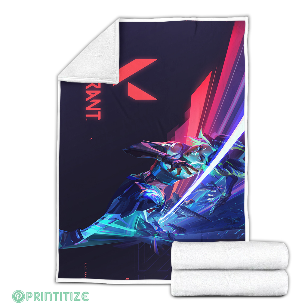 Valorant Neon Agent Blanket Valorant Neon Agent Blanket