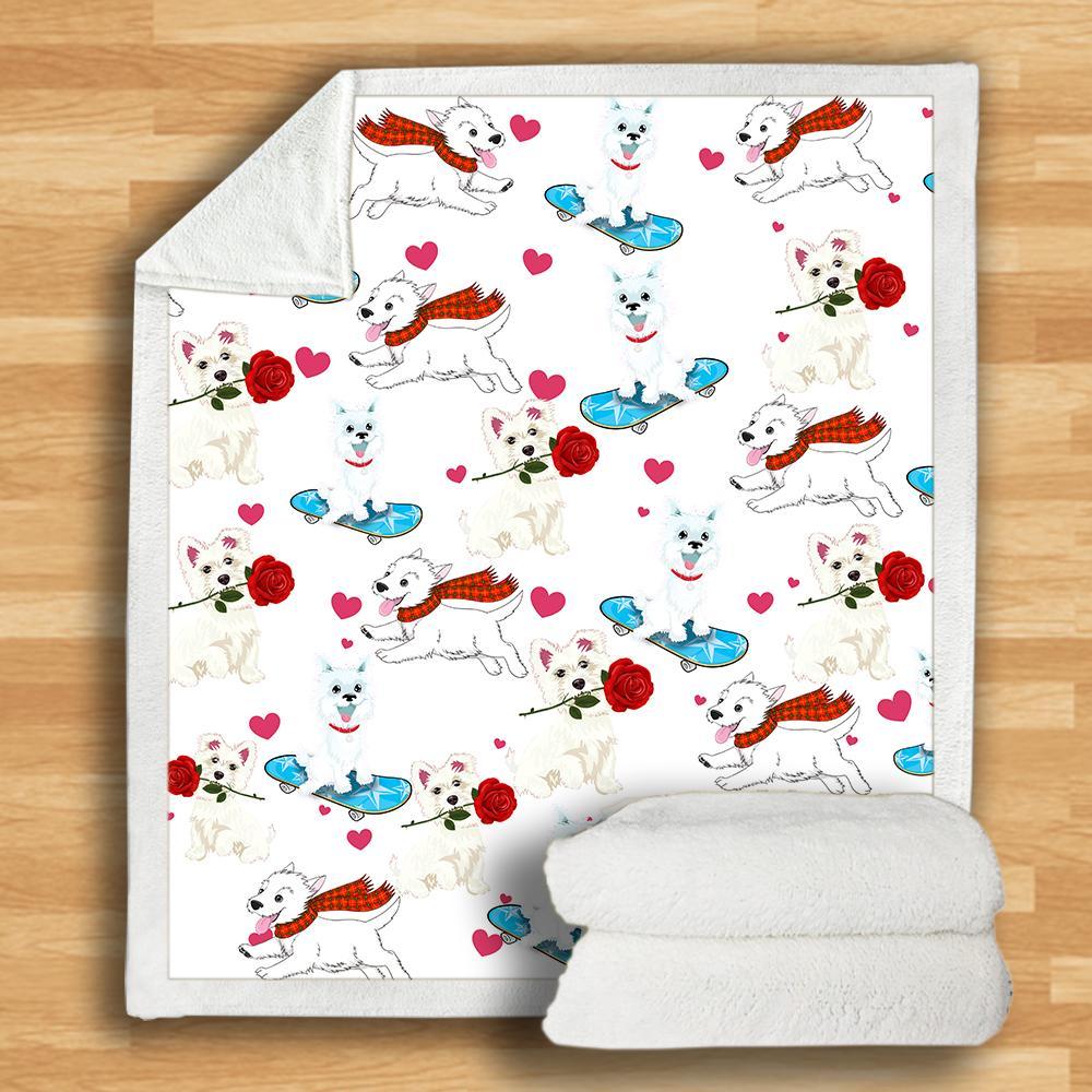 West Highland White Terrier Blanket West Highland White Terrier Blanket