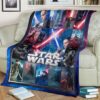 Rey And Ren Star Wars Fleece Blanket