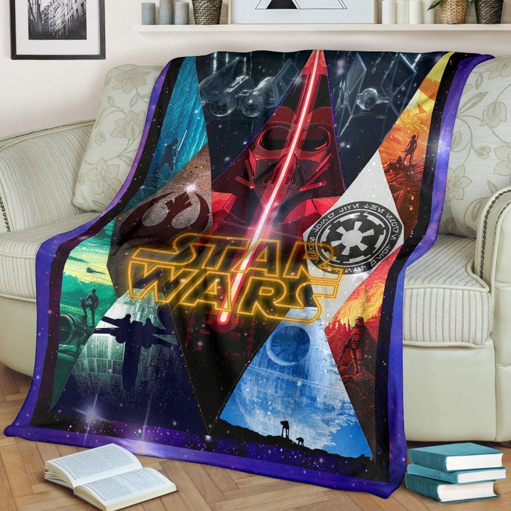 Darth Vader Landscapes Star Wars Fleece Blanket Darth Vader Landscapes Star Wars Fleece Blanket