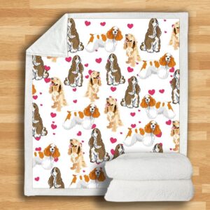 American Cocker Spaniel Blanket