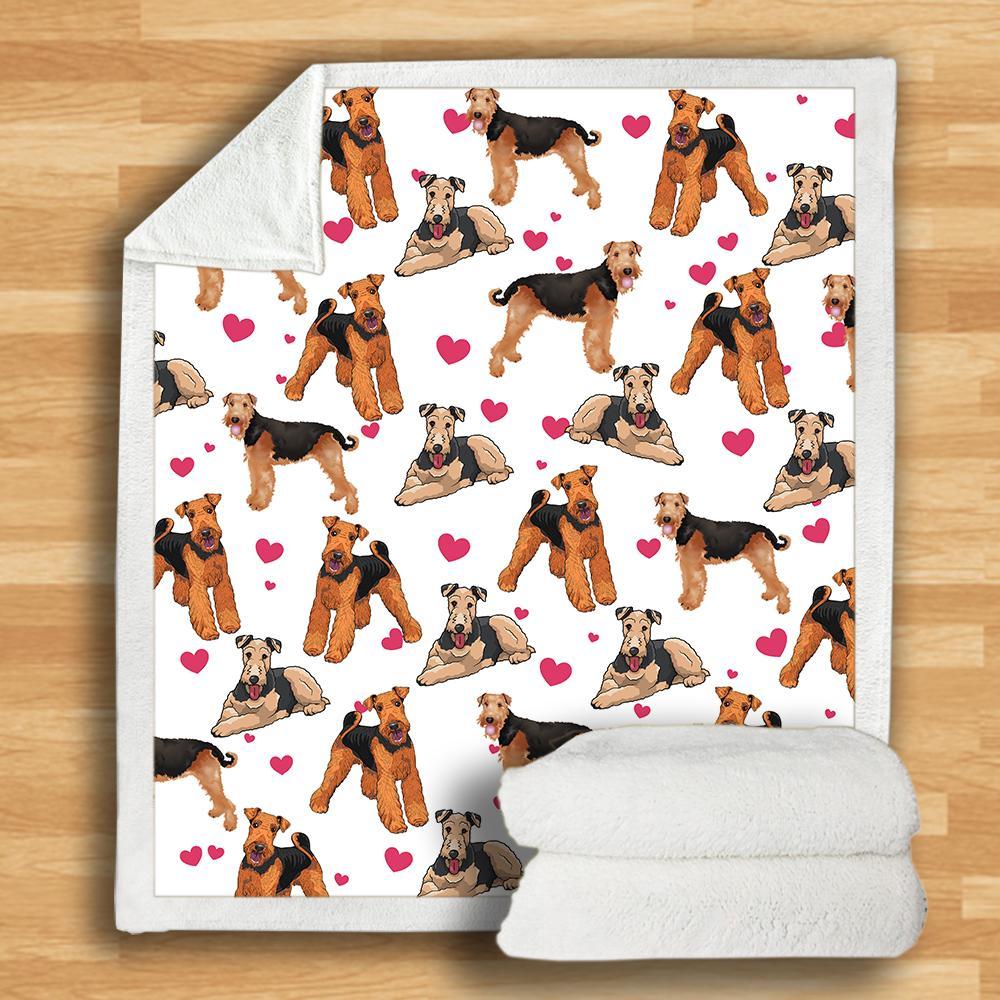 Airedale Terrier Blanket Airedale Terrier Blanket