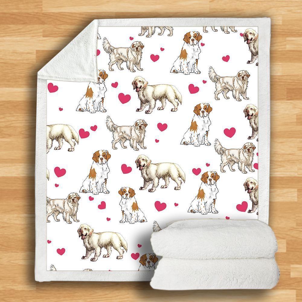Clumber Spaniel Blanket Clumber Spaniel Blanket