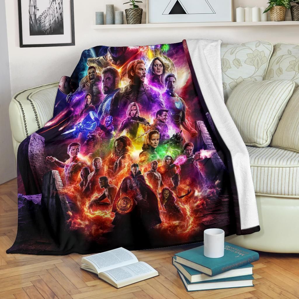 AVENGERS ENDGAME FLEECE BLANKET GIFT FOR FAN AVENGERS ENDGAME FLEECE BLANKET GIFT FOR FAN