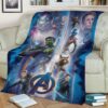 AVENGERS TEAM MARVEL FLEECE BLANKET GIFT FOR FAN