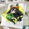 ANIME CUTE TSUYU CHIBI BEST SELLER FLEECE BLANKET GIFT FOR FAN