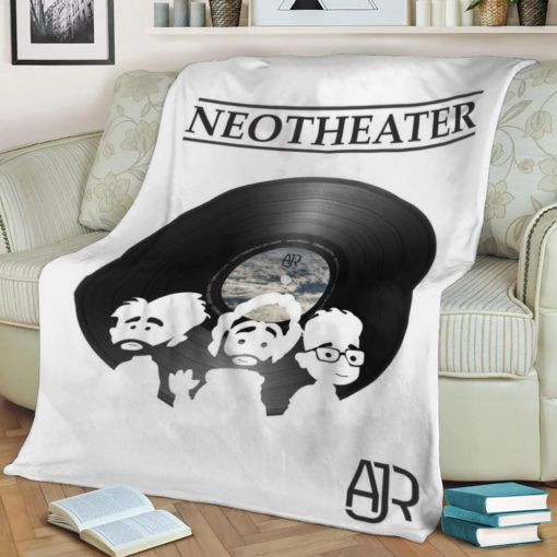 AJR NEOTHEATER POSTER BEST SELLER FLEECE BLANKET GIFT FOR FAN AJR NEOTHEATER POSTER BEST SELLER FLEECE BLANKET GIFT FOR FAN