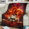 ANIME FIRE FOX BEST SELLER FLEECE BLANKET GIFT FOR FAN