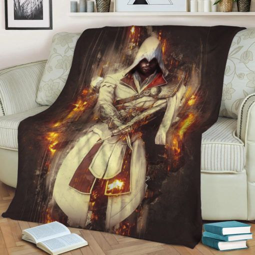 ASSASSIN’S CREED FAMILY ANIME JAPAN BEST SELLER FLEECE BLANKET GIFT FOR FAN ASSASSIN’S CREED FAMILY ANIME JAPAN BEST SELLER FLEECE BLANKET GIFT FOR FAN