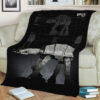 AT AT STAR WARS FLEECE BLANKET GIFT FOR FAN