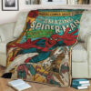 AMAZING SPIDER-MAN AVENGERS MARVEL FLEECE BLANKET GIFT FOR FAN