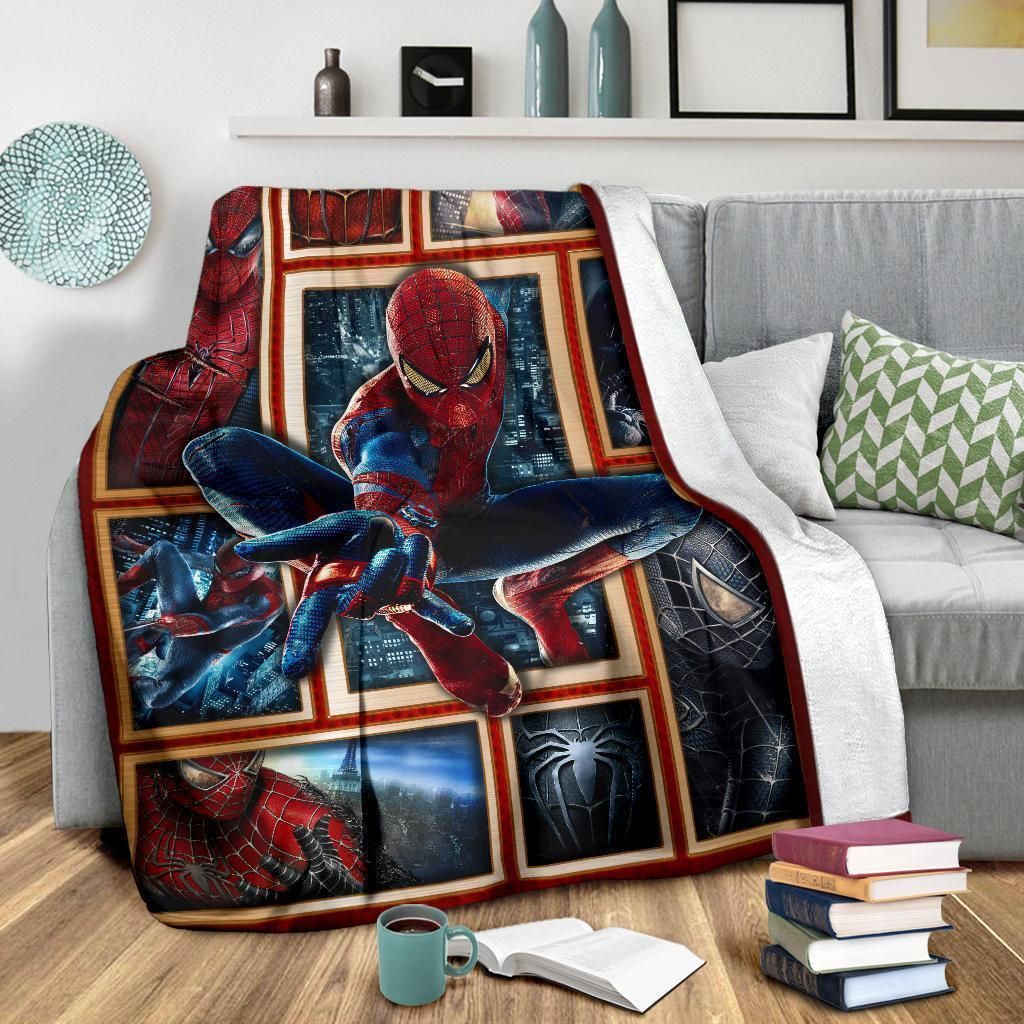 AMAZING SPIDER-MAN FLEECE BLANKET GIFT FOR FAN AMAZING SPIDER-MAN FLEECE BLANKET GIFT FOR FAN