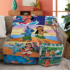 Disney Lilo And Stitch 2 Ohana Mean Family Fleece Blanket Gift For Fan