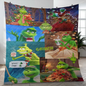 Dr. Seuss’ The Grinch 108 Merry Christmas Gifts Lover Blanket
