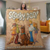 Scooby doo Vinage TV Show Merry Christmas Gifts Lover Blanket