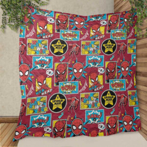 Full Face Spider Man Marvel Character Christmas Gifts Lover Blanket