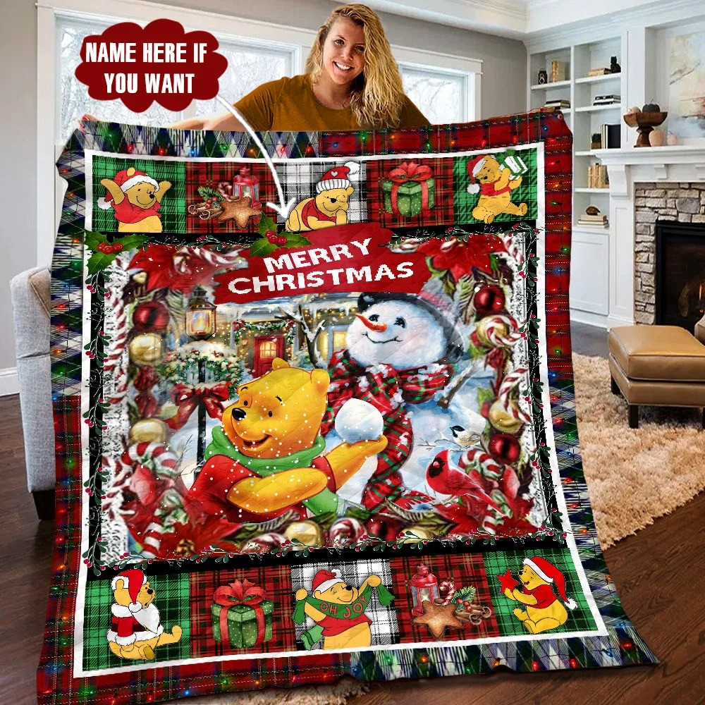 Disney Winnie The Pooh And Snowman Personalized Christmas Gift Disney Winnie The Pooh And Snowman Personalized Christmas Gift