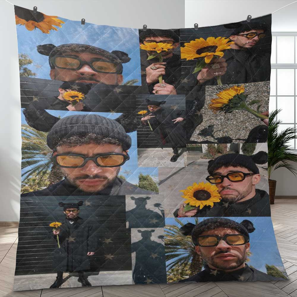Bad Bunny Rapper Thank You For The Memories Christmas Gifts Lover Blanket Bad Bunny Rapper Thank You For The Memories Christmas Gifts Lover Blanket