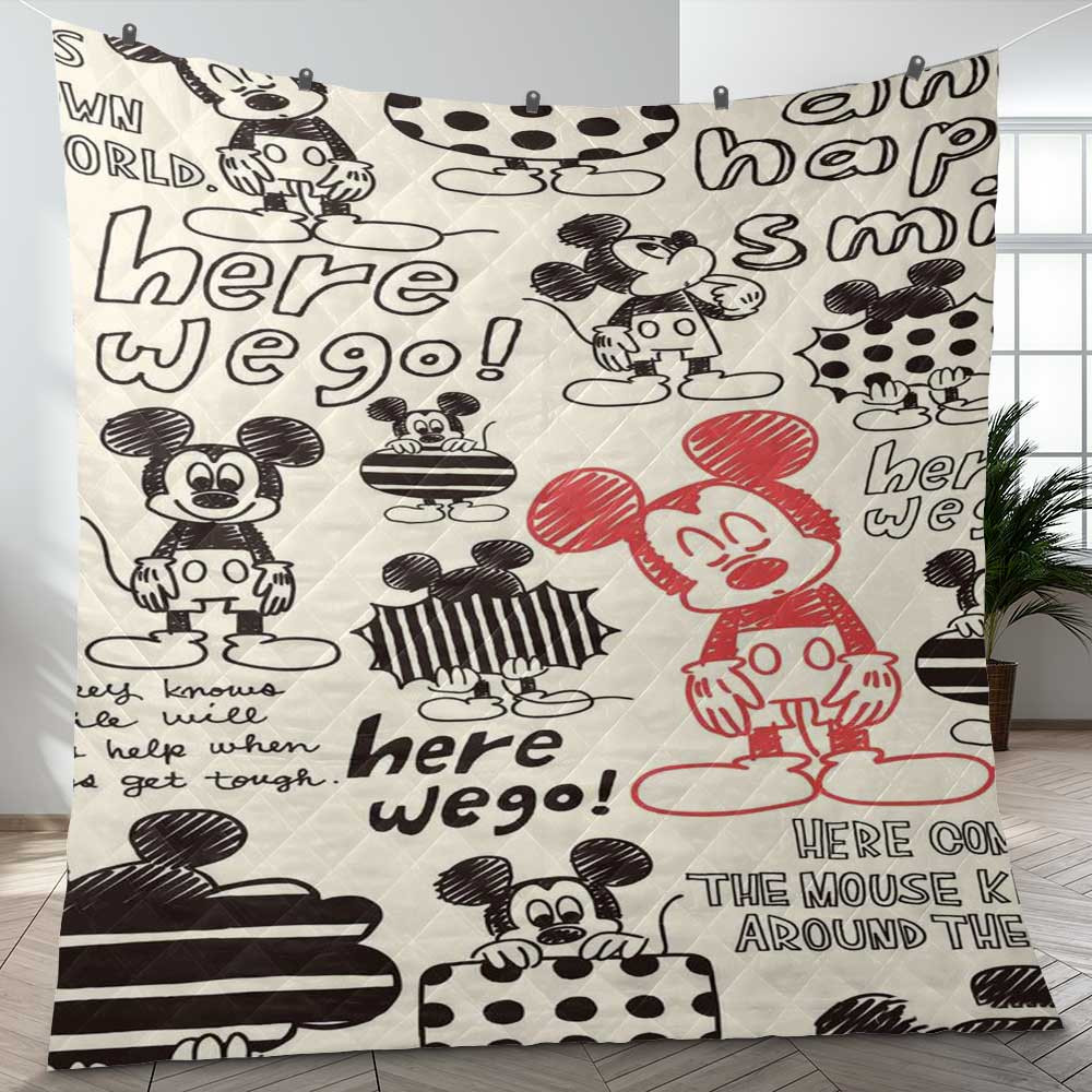 Mickey Disney Comics Christmas Gifts Lover Blanket Mickey Disney Comics Christmas Gifts Lover Blanket