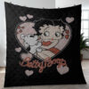 So cute Betty Boop with Pet Christmas Gifts Lover Blanket